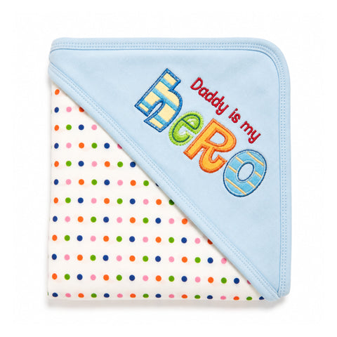 Baby Wrapping Sheet - Blue