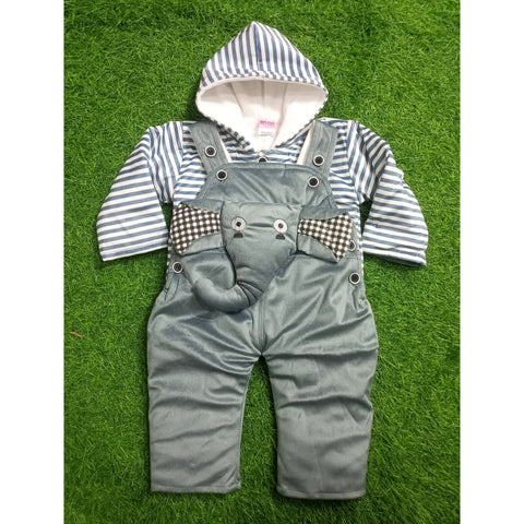 Winter - Baby Romper - Lining Gray - SBP107