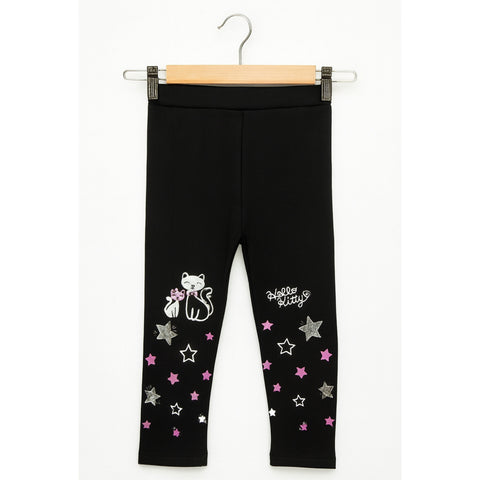 Girls Tight - Stars - Black