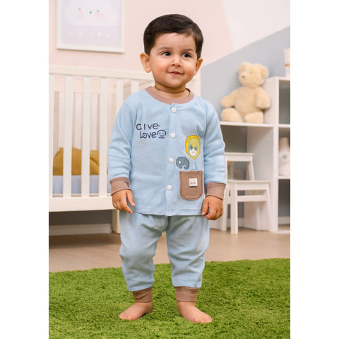 Premium Shirt & Trouser - Love Blue