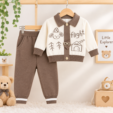 Imported - Woolen Suit - Off White Cartoon