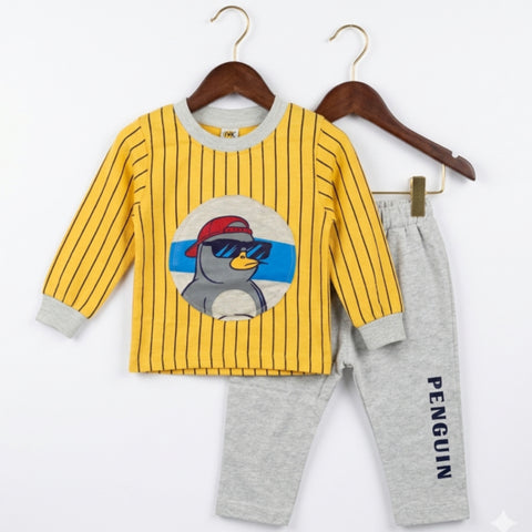 Shirt & Trouser - Lining Yellow