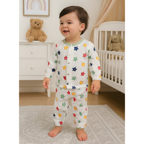 Premium Night Suits - Design 26 - Multi Stars
