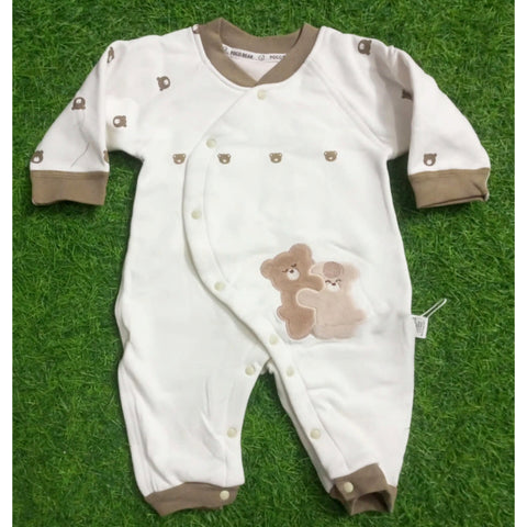 Winter - Baby Romper - Bear Green