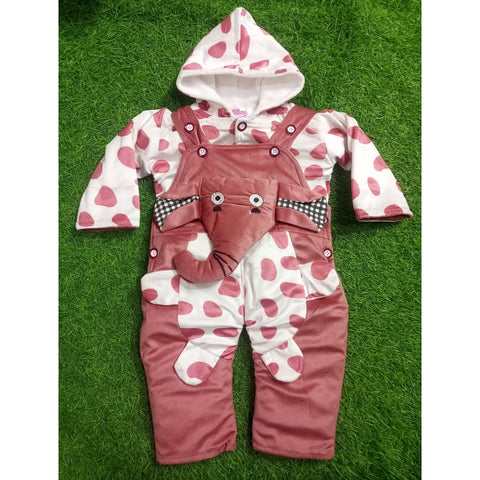 Winter - Baby Romper - Elephant Pink - SBP93