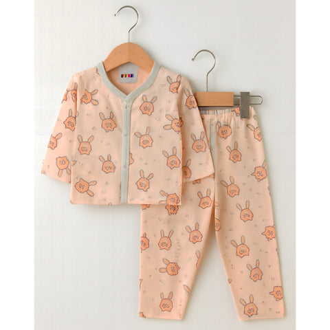 Summer Night Suit - 25 - Peach Rabbit