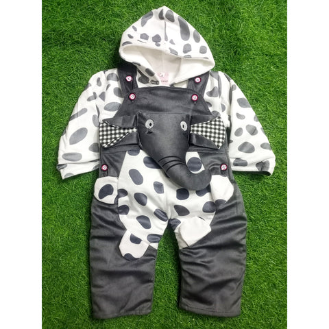 Winter - Baby Romper - Elephant Gray - SBP101