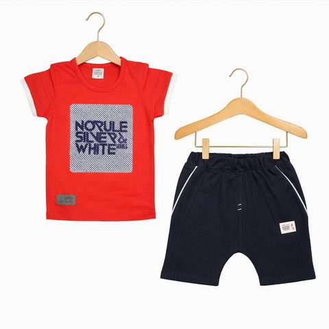 T.Shirt & Short - Red