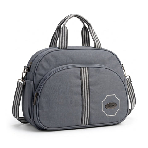 2 Pieces Bag Set - Baby Sky - Dark Gray