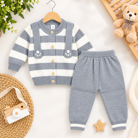 Imported - Woolen Suit - Gray Lining