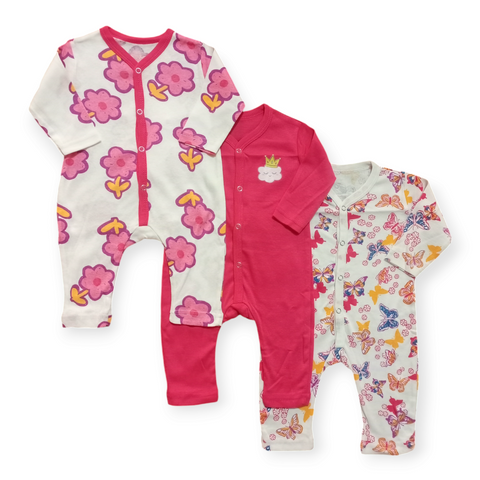 Pack of 3 Baby Rompers - R24011
