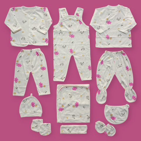 11 Pieces Gift Set - Bear & Balloons