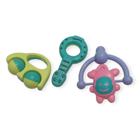 3 Pieces Rattle Set Baby Toy