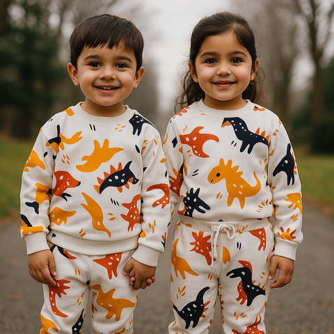 White Animals Winter Suit – 2-Pieces Set